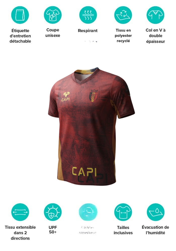 Maillot BELGIUM all over unisexe