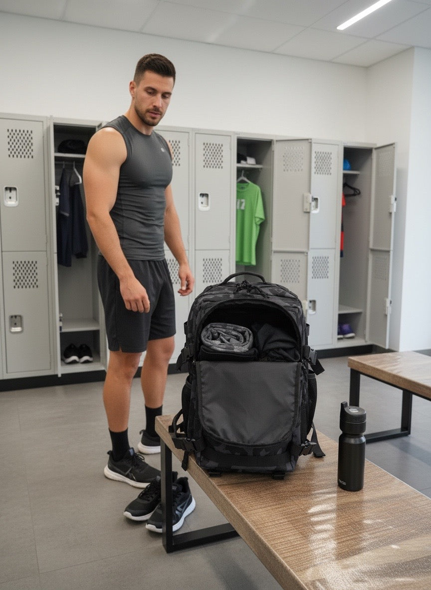 Sac à Dos de sport Gris Army 45 L