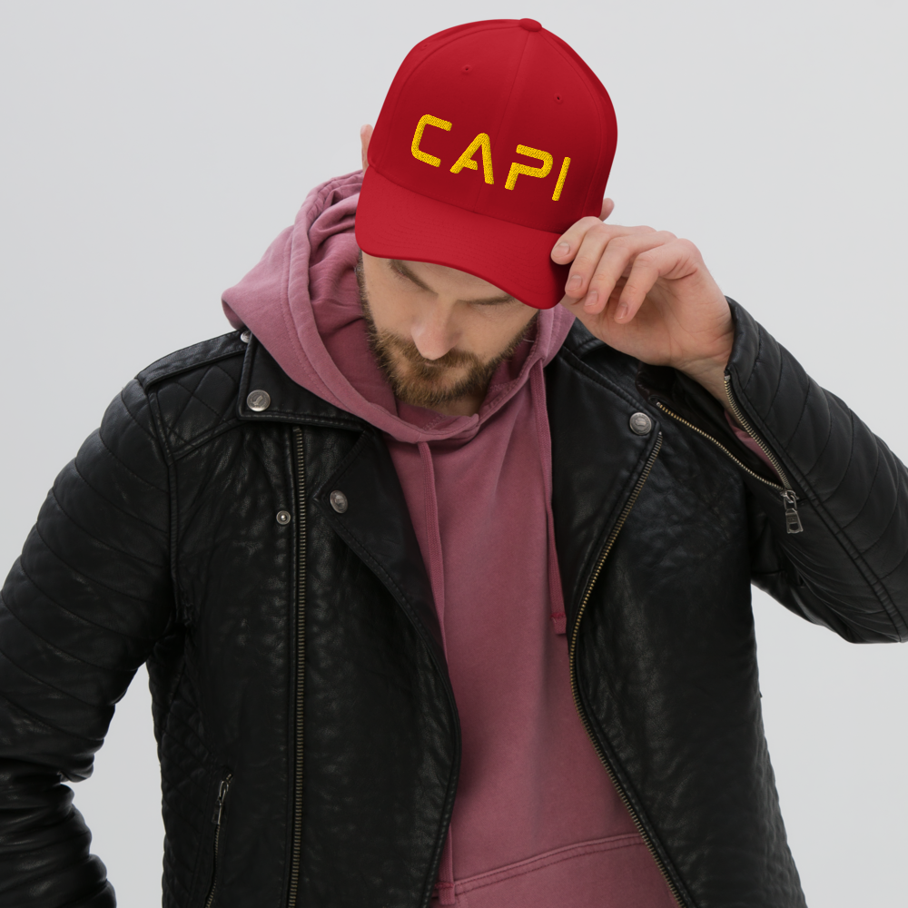 CAPI RED Belgium Casquette Structurée en Sergé BELGIUM MONDIAL 2026