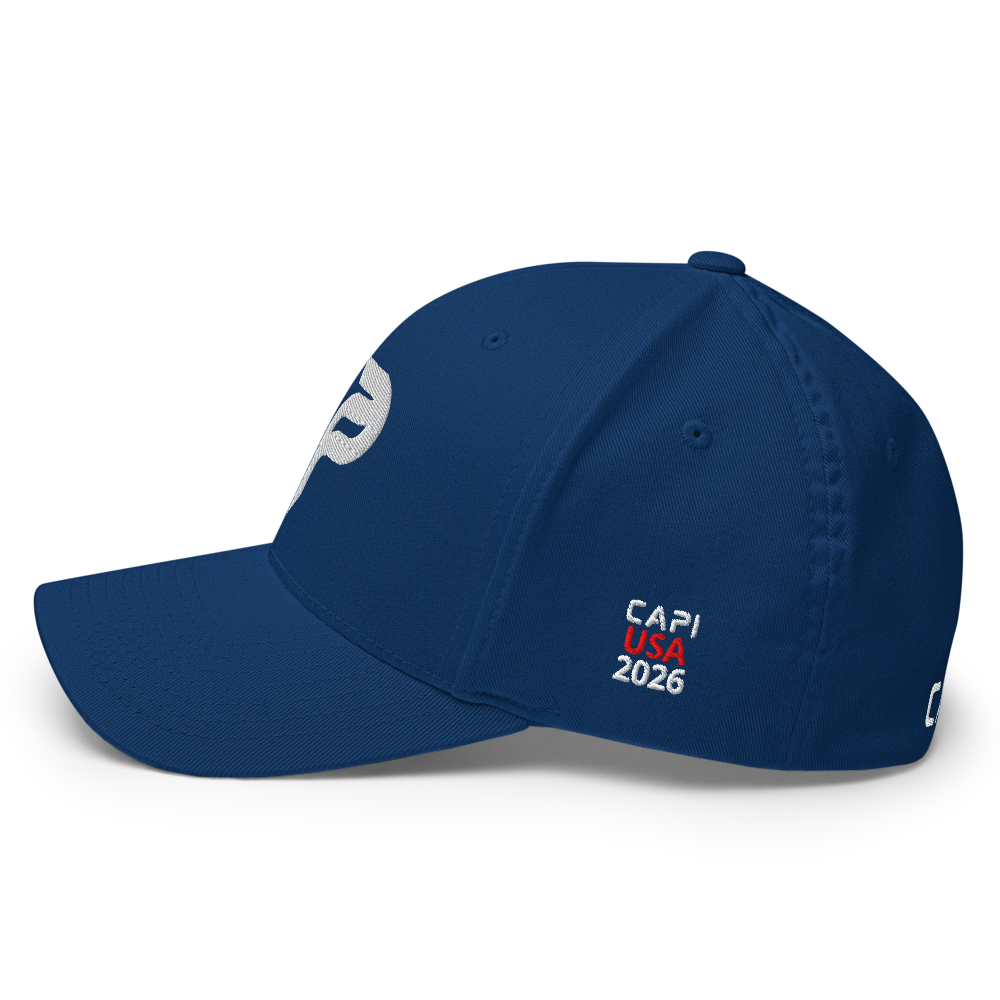 CAPI BLUE USA 2026Casquette Structurée en Sergé MONDIAL 2026